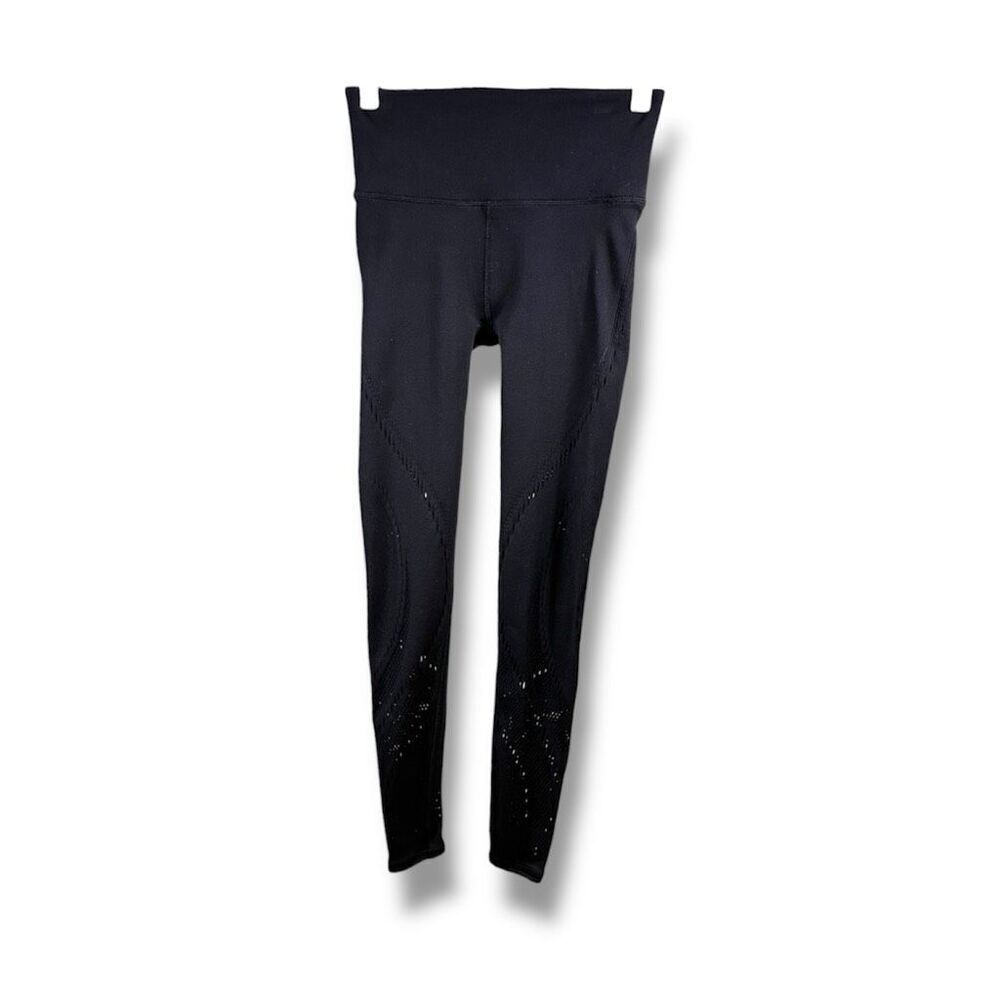 Lululemon Barry Bootcamp Collab Black Stocking Leggings in Black Size 6